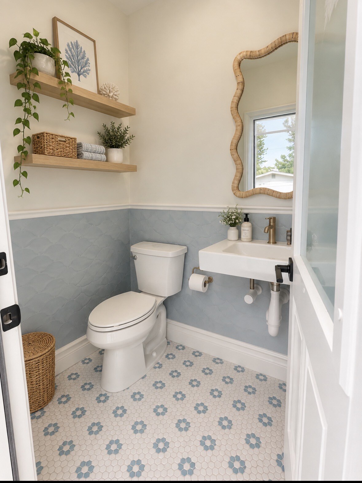 Pool half bathroom
